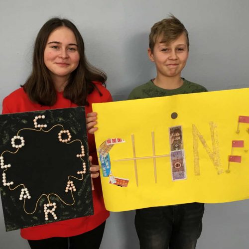 Julia Ganc i Mateusz Lorentowicz (klasa 8c) – „Słowo-obraz”